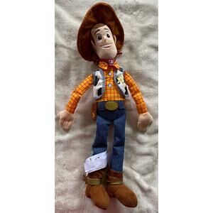 Disney Store Woody Plush Toy 18" - Toy Story Pixar Andy Boots Authentic